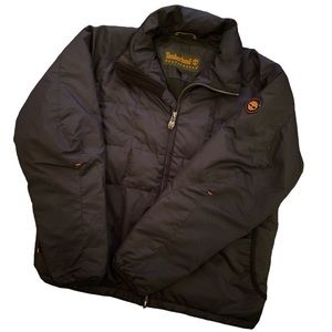 Timberland Mens Size Small Navy Nylon Puffer Jacket